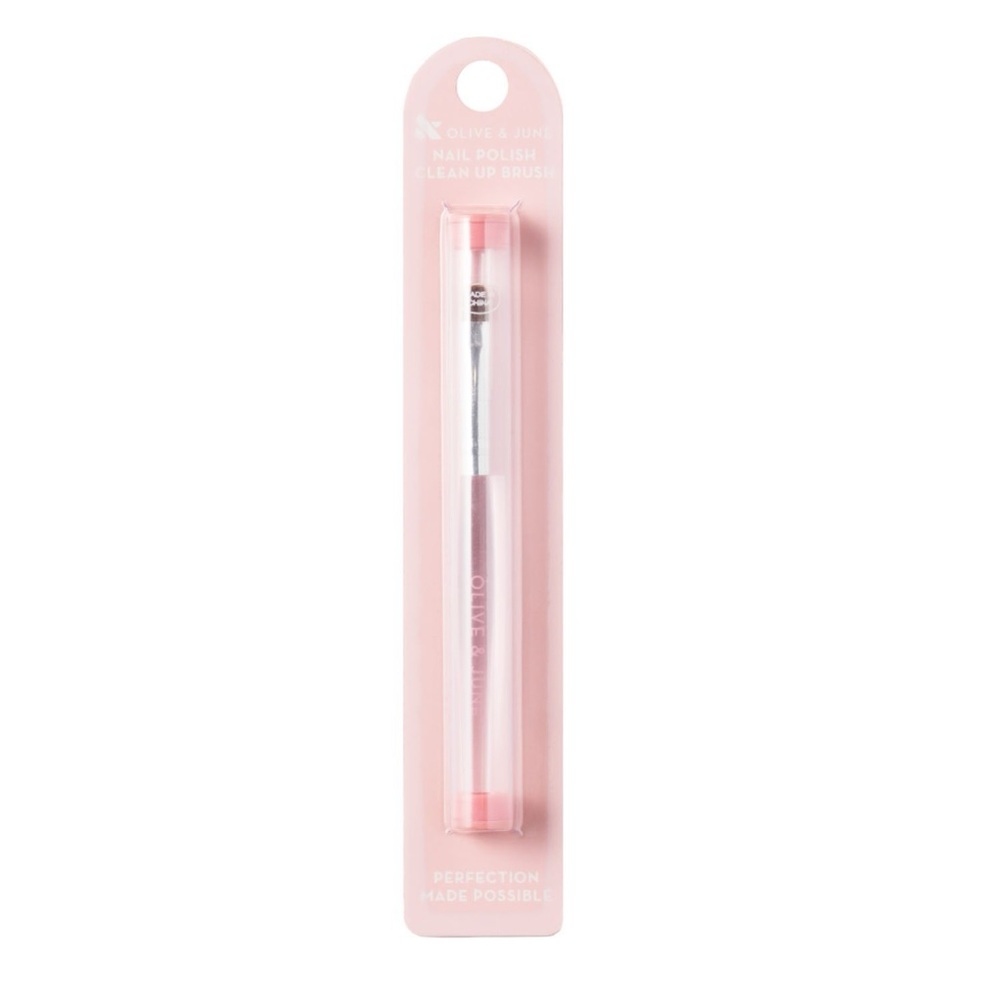 Olive & June cuticle clean up nail brush pink